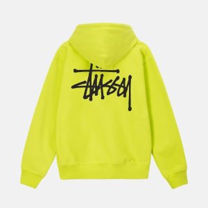 Sudadera con Capucha Stüssy Basic Hombre Moradas